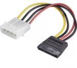 Renkforce Átalakító kábel, 15 cm, 1x SATA alj 15 pól. , - 1x IDE dugó 4 pól. , renkforce - aqua