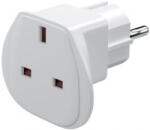 Goobay utazóadapter UK-EU fehér (94270)