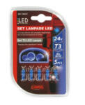 LAMPA 24V T3, 1 LED dióda, kék színű, 5db (0198337)