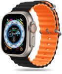 Tech-Protect IconBand Pro szíj Apple Watch 4 / 5 / 6 / 7 / 8 / 9 / SE / Ultra 1 / 2 (42/44/45/49 mm) - Narancs/Fekete