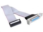 Delock 1x Párhuzamos port hátlapi kivezetés (Low Profile) (84476)