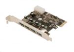 LogiLink PC0057A 4x USB 3.0 bővítő kártya PCIe (PC0057A)