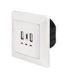 LogiLink fali csatlakozó 2xUSB-A 1xUSB-C (PA0254) (PA0254)