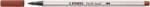 STABILO Pen 68 brush prémium ecsetfilc rugalmas heggyel vörösesbarna (568/75) (568/75)