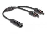 DeLock DL4 napelem elosztó kábel 0.3m fekete (88222) (88222)