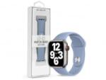 DEVIA Silicone Deluxe Series Apple Watch 42/44/45/49mm szilikon sport szíj kék (ST364532) (ST364532)