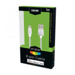 Grixx Optimum USB-A - Lightning kábel 1m fehér (GROIPCA8PINFW01) (GROIPCA8PINFW01)