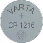 VARTA CR1216 lítium gombelem, 3 V, 25 mA, Varta BR1216, DL1216, ECR1216, KCR1216, KL1216, KECR1216, LM1216 - aqua