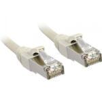 Lindy RJ45 Hálózat Csatlakozókábel CAT 6 S/FTP 30.00 cm Szürke Védővel LINDY (45580)