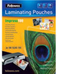 Fellowes laminálógéphez fényes meleglamináló fólia 100 mikron, A4 (IFW53511) (IFW53511)