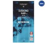 MyScreen DIAMOND GLASS EDGE képernyővédő üveg (2.5D, full glue, teljes felületén tapad, karcálló, 0.33 mm, 9H) FEKETE [Samsung Galaxy A6