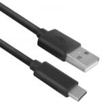 ACT USB-A - USB-C kábel 1m fekete (AC7350) (AC7350)