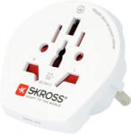 SKROSS hálózati csatlakozó adapter (240V / 16000mA, földelt, utazótöltő) fehér (1.500211-E) (1.500211-E)