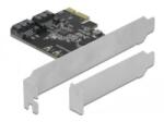 Delock 2x SATA bővítő kártya PCI-E (90431) (90431)
