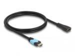 Delock HDMI anya - HDMI apa kábel 48 Gbps 8K 60 Hz bővítőkábel fekete 1 m (81997) (81997) - aqua