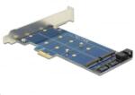 Delock 2x M. 2 bővítő kártya PCI-E (89374) (89374) - aqua
