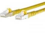 METZ CONNECT RJ45 Hálózati csatlakozókábel, CAT 6A S/FTP [1x RJ45 dugó - 1x RJ45 dugó] 1 m, sárga BTR Netcom (1308451077-E)