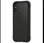 Case-Mate CARBON FIBRE szilikon telefonvédő (BUMPER, közepesen ütésálló, valódi szénszálás hátlap) FEKETE [Apple iPhone XS Max 6.5] (CM037816)