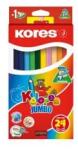 Kores Kolores Jumbo színes ceruza készlet 24 különböző szín (93524) (93524)