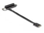 Delock M. 2 kulcs A+E - PCIe x8 NVMe adapter 20cm (64219)
