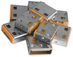 Lindy USB biztonsági dugó, narancssárga (10db/csomag) (40463) (40463)