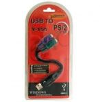  OEM USB A -> 2 PS/2 M/F adapter (XUSBPS2)
