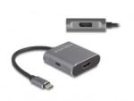Delock USB-C elosztó - 1 x HDMI + 1 x DisplayPort MST USB-C (87867)