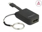 Delock USB Type-C adapter DisplayPort-hoz (DP Alt Mode) 4K 60 Hz - kulcstartón (63940) (63940)