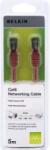 Belkin Patch kábel UTP Cat-6 5m piros (A3L980CP05MRDHS) (A3L980CP05MRDHS)