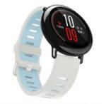 gigapack Garmin Vivomove 5 szilikon pótszíj fehér-világoskék (GP-153619) (GP-153619)