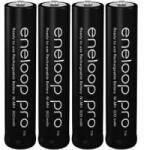 Panasonic Mikroceruza akku AAA NiMH, 1, 2V 900 mAh, 4 db, Panasonic Eneloop XX HR3, HR03, UO100557, DC2400, DC2400B4N, LR03