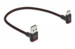Delock USB 2.0 A - USB Type-C kábel derékszögben hajlított csatlakozókkal 20cm (85274)