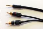 KáCsa Audió KáCsa KCE-65-3JR jack-RCA összekötő kábel 24K aranyozott 3m (KCE-65-3JR)