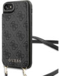 GUESS 4G Crossbody Cardslot Apple iPhone 7/8/SE (2020) tok szürke (GUHCI8CB4GG) (GUHCI8CB4GG)