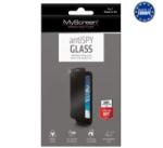 MyScreen ANTISPY GLASS EDGE képernyővédő üveg (2.5D lekerekített szél, betekintés elleni védelem, 9H) ÁTLÁTSZÓ [Apple iPhone 13 Pro Max]