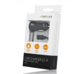 Forever M-01 Lightning autós töltő 2, 1A fekete (FE542243) (542243)