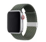 Phoner Spun Apple Watch csatos fonott szövet szíj 38/40/41mm zöld (72700) (PH72700)
