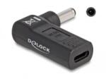Delock notebook töltő adapter USB-C - DELL 4.5x3mm (60007) (60007)
