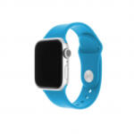 FIXED Apple Watch 38mm/40mm/41mm szilikon szíj szett sötétkék (FIXSST-436-DEBL)