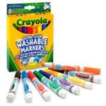 Crayola Crayola: 8 darabos extra-lemosható vastag filctoll (58-8328) - aqua