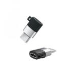 XO NB-149A adapter Micro USB - USB-C fekete (NB-149A)