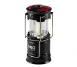 Neo Tools 99-030 Kempinglámpa 3 funkciós összecsukható 200lm 3xAA COB LED 3W