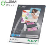 Leitz Meleglamináló fólia, 100 mikron, A3, fényes, UDT technológiával (E74870000) (E74870000)