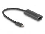 Delock USB Type-C adapter HDMI (DP Alt Mode) 8K-hez HDR funkcióval alumínium (64229) - aqua