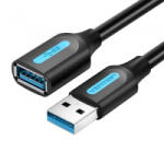 Vention USB 3.0 hosszabító kábel 0.5m fekete (CBHBD)