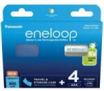 Panasonic Eneloop 1.2V AAA Ni-Mh 800mAh akku (4db) + tok (BK-4MCDEC4BE) (BK-4MCDEC4BE)