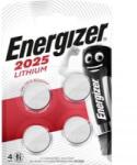 Energizer CR2025 lítium gombelem, 3 V, 163 mAh, 4 db, Energizer BR2025, DL2025, ECR2025, KCR2025, KL2025, KECR2025, LM2025