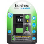 Uniross ULTRA processzoros AA/AAA gyorstöltő (UCU005) (UCU005)