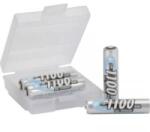 ANSMANN Mikroceruza akku AAA NiMH, 1, 2V 1100 mAh, 4 db, Ansmann box HR3, HR03, UO100557, DC2400, DC2400B4N, LR03 - aqua