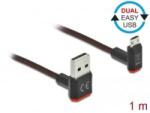 Delock 85266 USB-A -> USB micro-B kábel 1m fekete (85266)